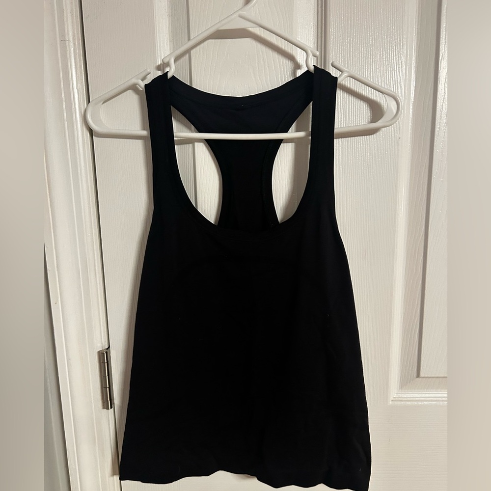 Lululemon Black Racerback Tank Top- Waist Length